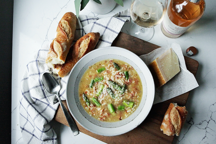 Asparagus & Risotto Soup