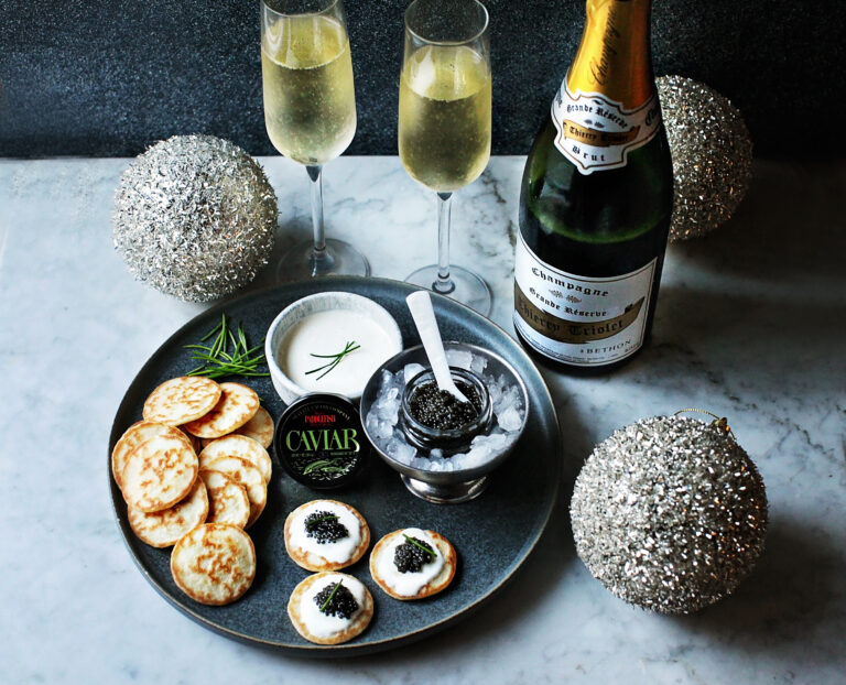 The Best Way to Ring in the New Year: Blini, Caviar, and Champagne